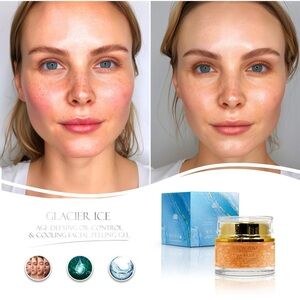 Below Zero Glacier Ice Age Defying Oil Control & Cooling Facial Peeling Gel
